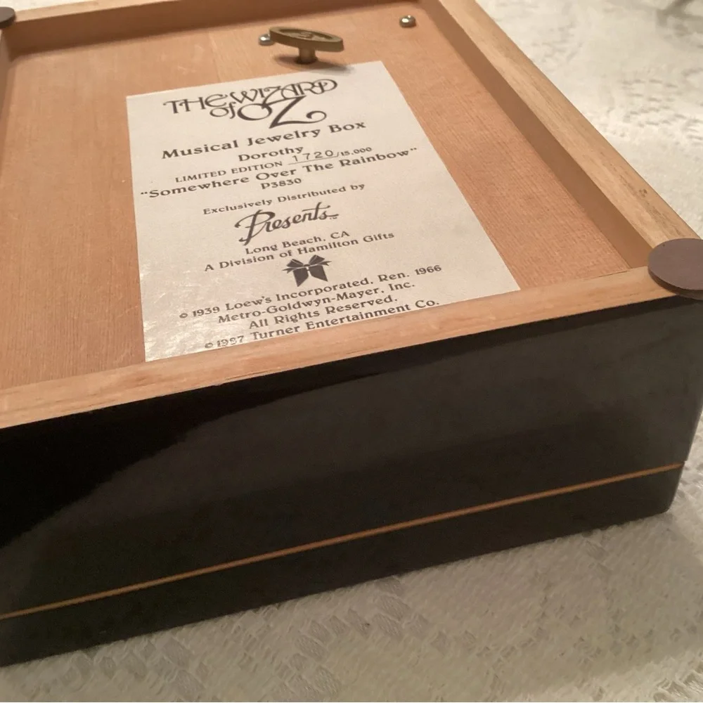 Lowe’s 1987 Dorothy Wizard of Oz Jewelry Box